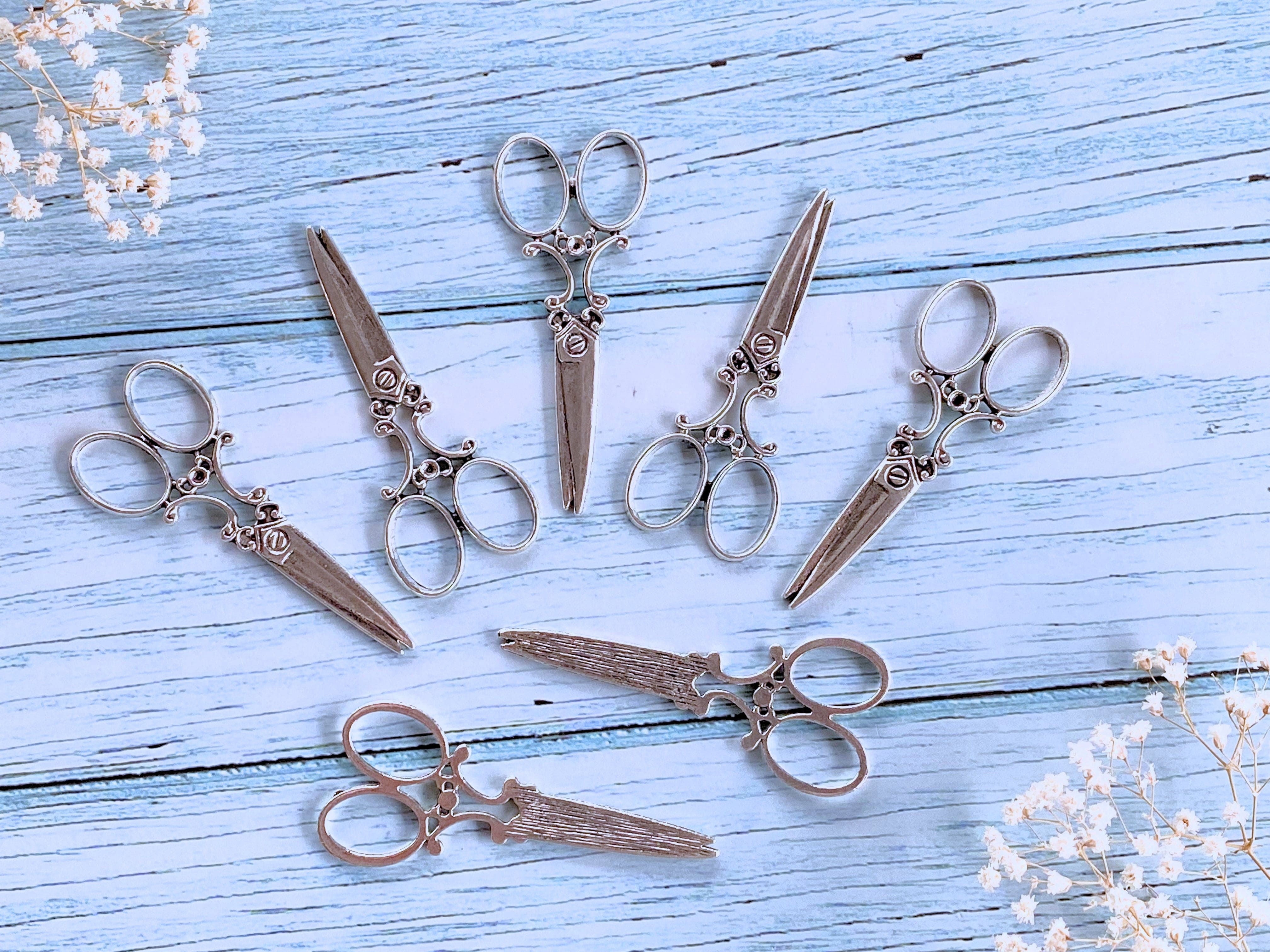 Vintage Scissors Charm