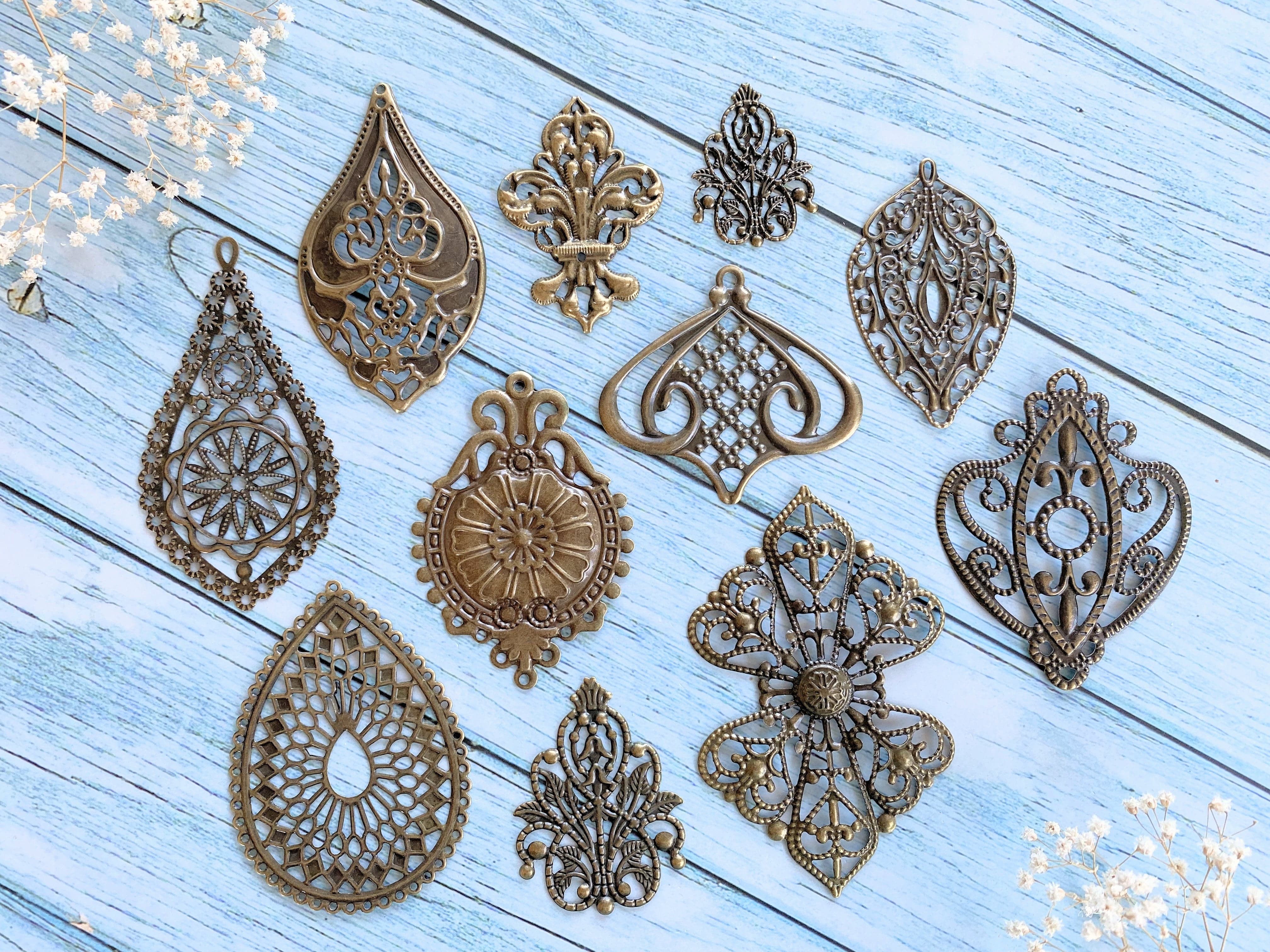 10pcs Miniature Metal Crafting Embellishments – Vialysa